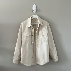 Abercrombie & Fitch Ivory/ Cream Shacket